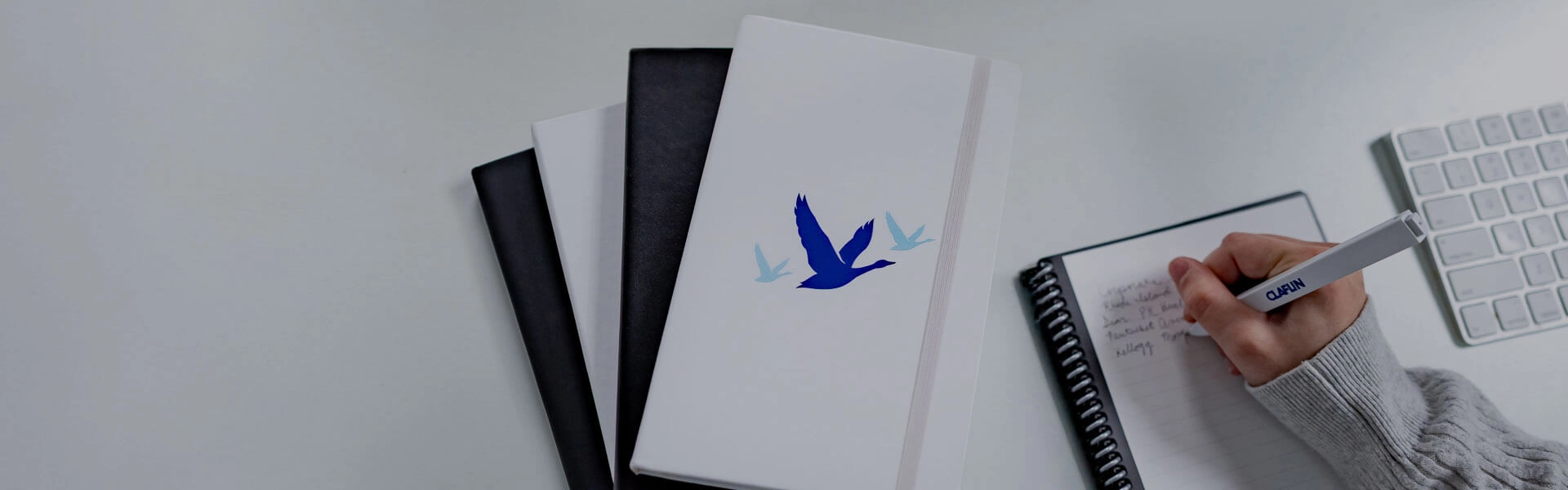 Take notes & stay organized with custom notebooks, journals & pens.